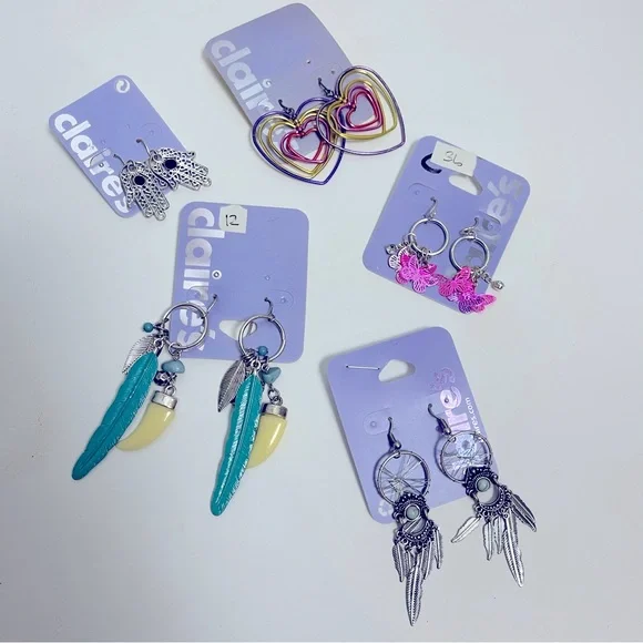 017 - BN Claire’s Earring Jewellery Bundle - Picture 1 of 6